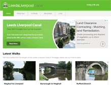 Tablet Screenshot of leedsliverpoolcanal.co.uk